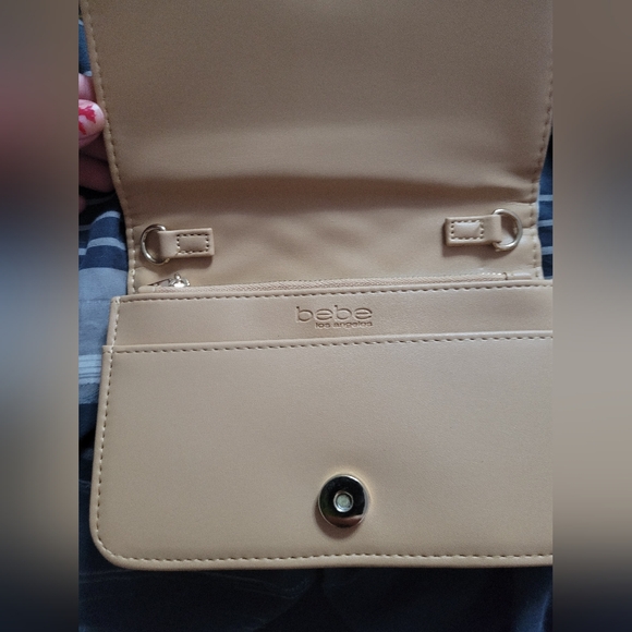 Bebe Tan Quilted Women's Bag - Picture 6 of 10